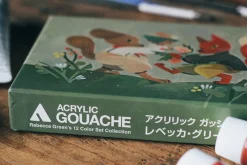 Holbein Zestaw farb gwaszy Acryla Gouache - - Rebecca Green 12 kolorów x 20 ml