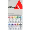Holbein Zestaw farb gwaszy Acryla Gouache - - 18 kolorów x 20 ml