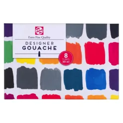 Talens Zestaw farb gwaszy Designer - - 8 kolorów x 20 ml ><noscript><img width=