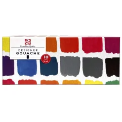 Talens Zestaw farb gwaszy w słoiczkach - - 10 kolorów x 16 ml