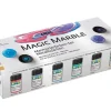 Kreul Zestaw farb marmurkowych Magic Marble - - Basic, 6 kolorów x 20 ml > Farby Dekoracyjne