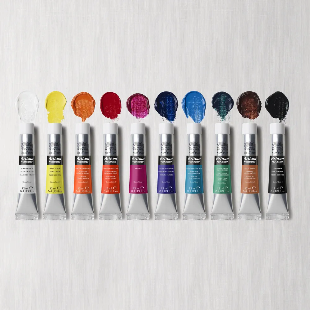 Winsor & Newton Zestaw farb olejnych Artisan - - 10 kolorów x 12 ml
