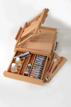 Maimeri Zestaw farb olejnych Classico ze sztalugą - - 13 x 20 ml