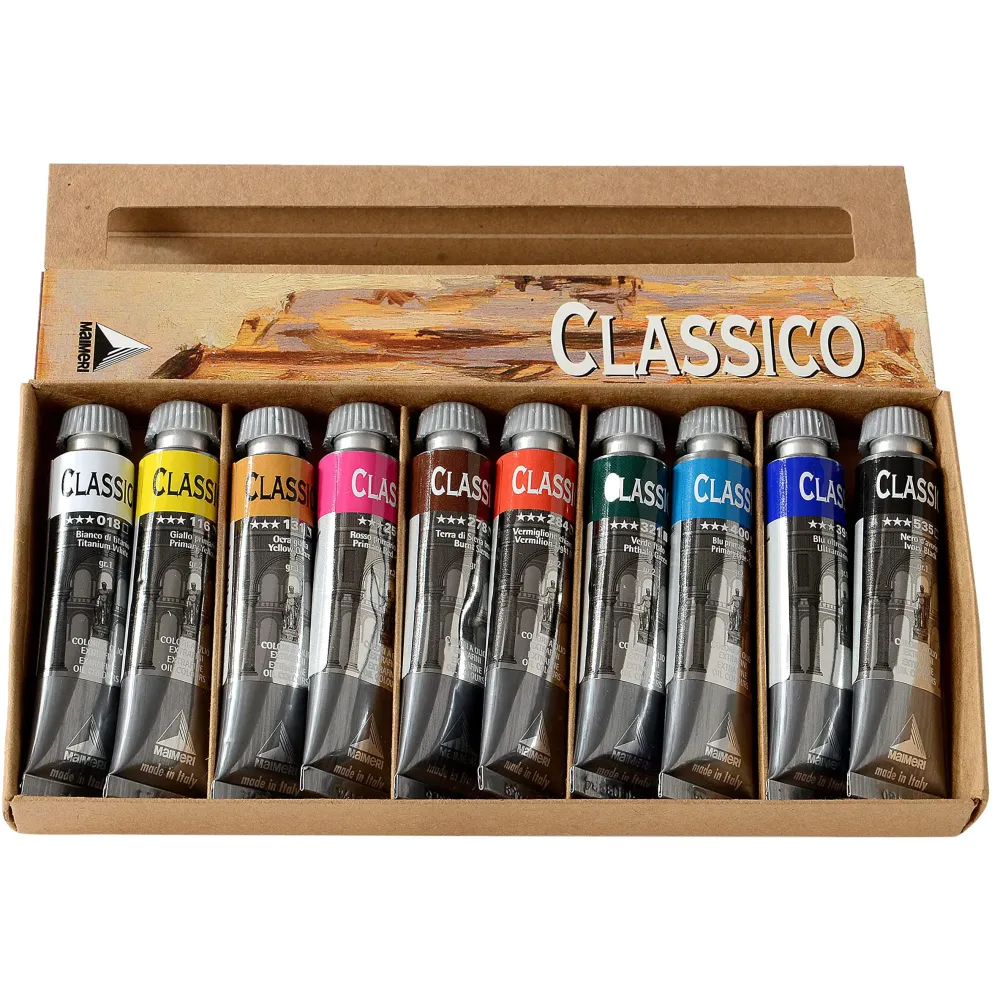 Maimeri Zestaw farb olejnych Classico - - 10 x 20 ml