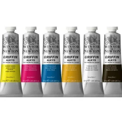 Winsor & Newton Zestaw farb olejnych Griffin Alkyd - - 6 szt. > Farby Olejne