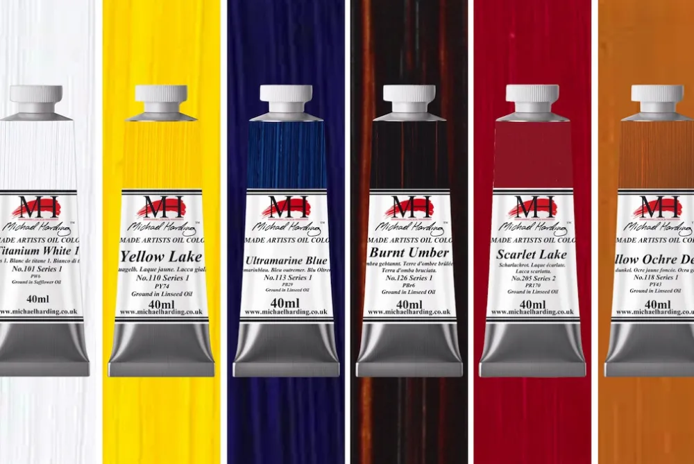 Michael Harding Zestaw farb olejnych Introductory - - 6 x 40 ml