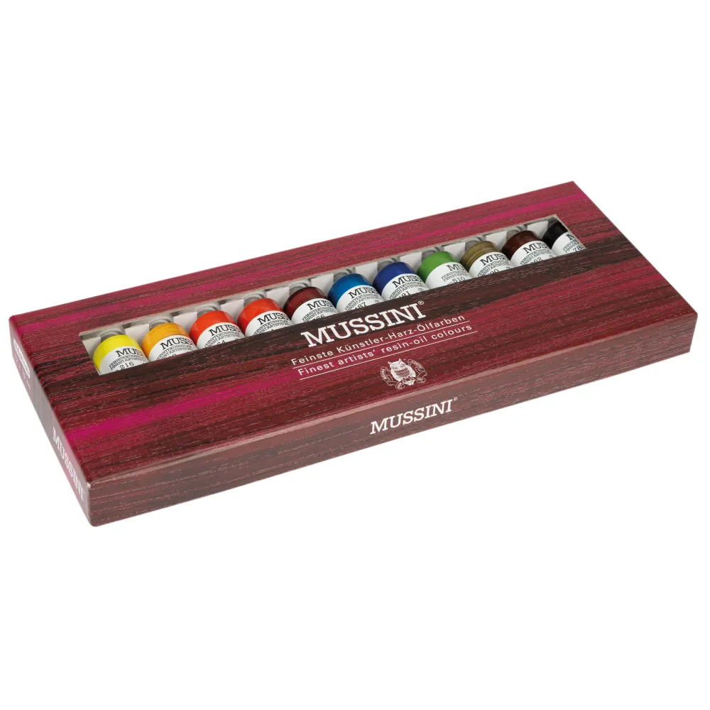 Schmincke Zestaw farb olejnych Mussini - - 12 kolorów x 15 ml > Farby Olejne