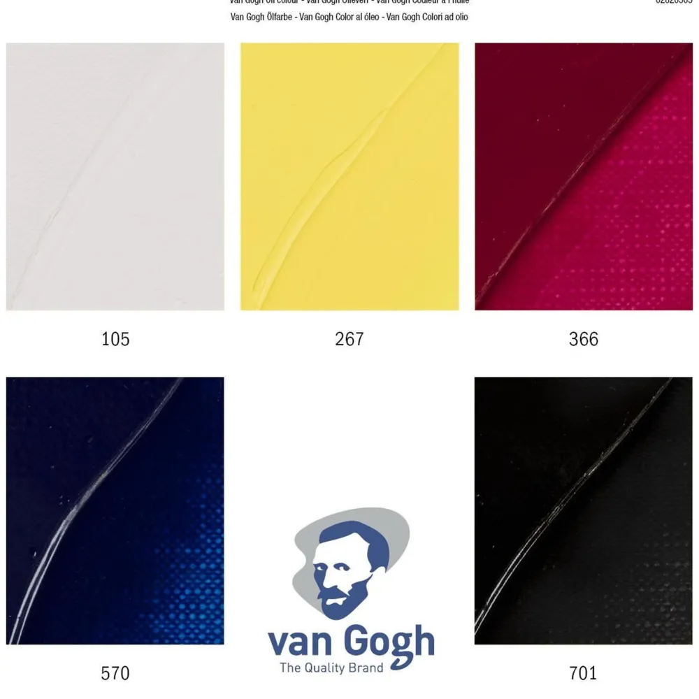 Van Gogh Zestaw farb olejnych Primary - - 5 kolorów x 20 ml > Farby Olejne