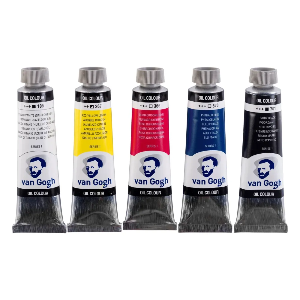 Van Gogh Zestaw farb olejnych Primary - - 5 kolorów x 20 ml > Farby Olejne