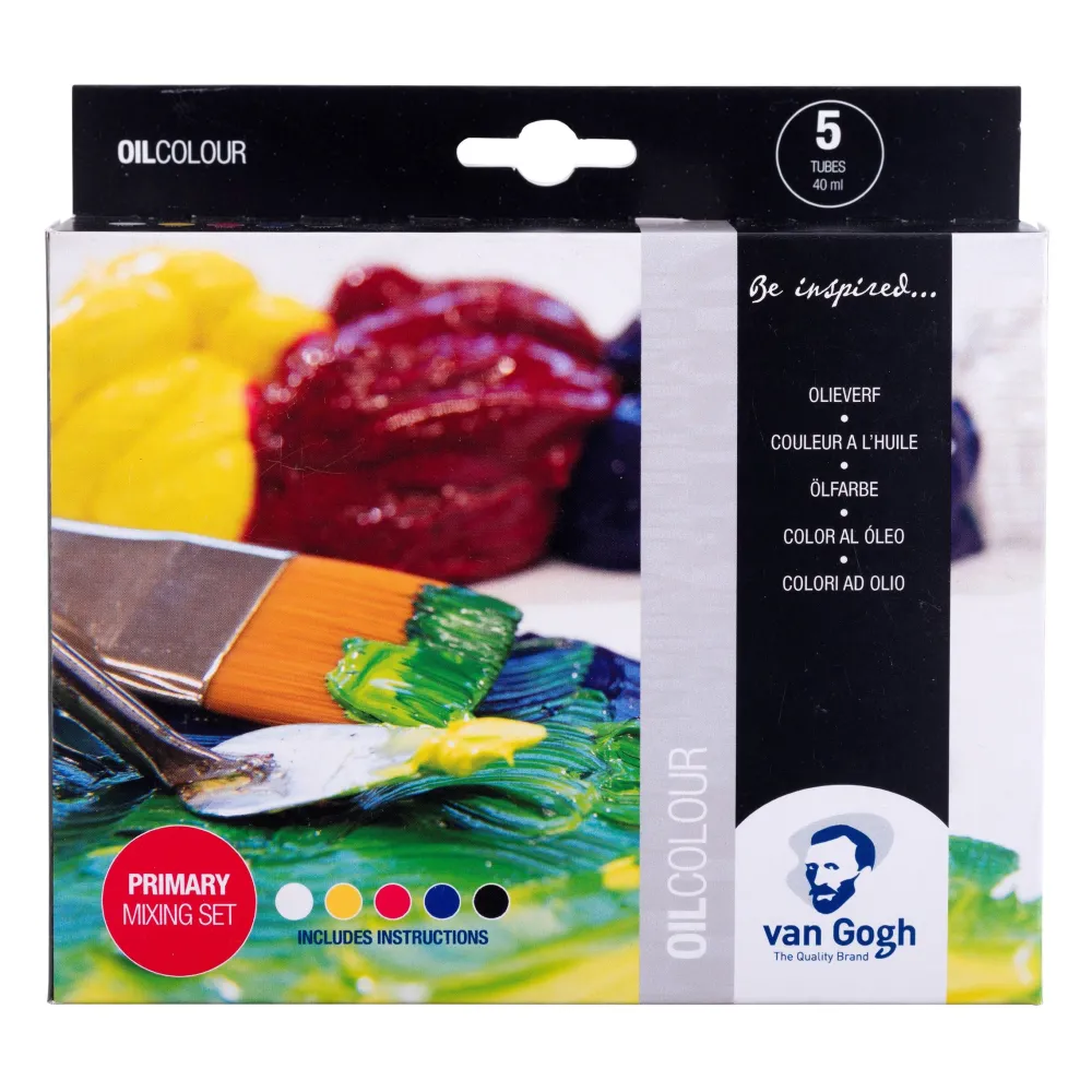 Van Gogh Zestaw farb olejnych Primary - - 5 kolorów x 20 ml > Farby Olejne