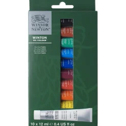 Winsor & Newton Zestaw farb olejnych Winton - - 10 kolorów x 12 ml