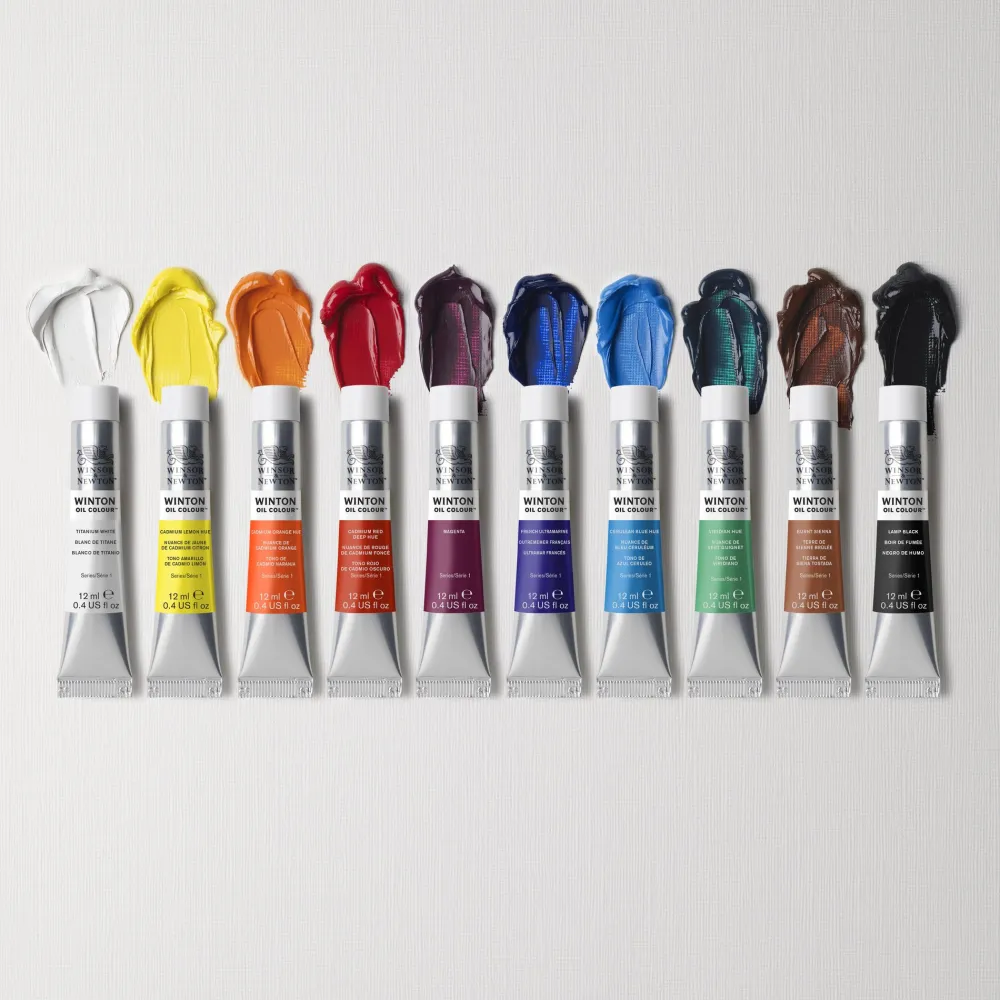 Winsor & Newton Zestaw farb olejnych Winton - - 10 kolorów x 12 ml