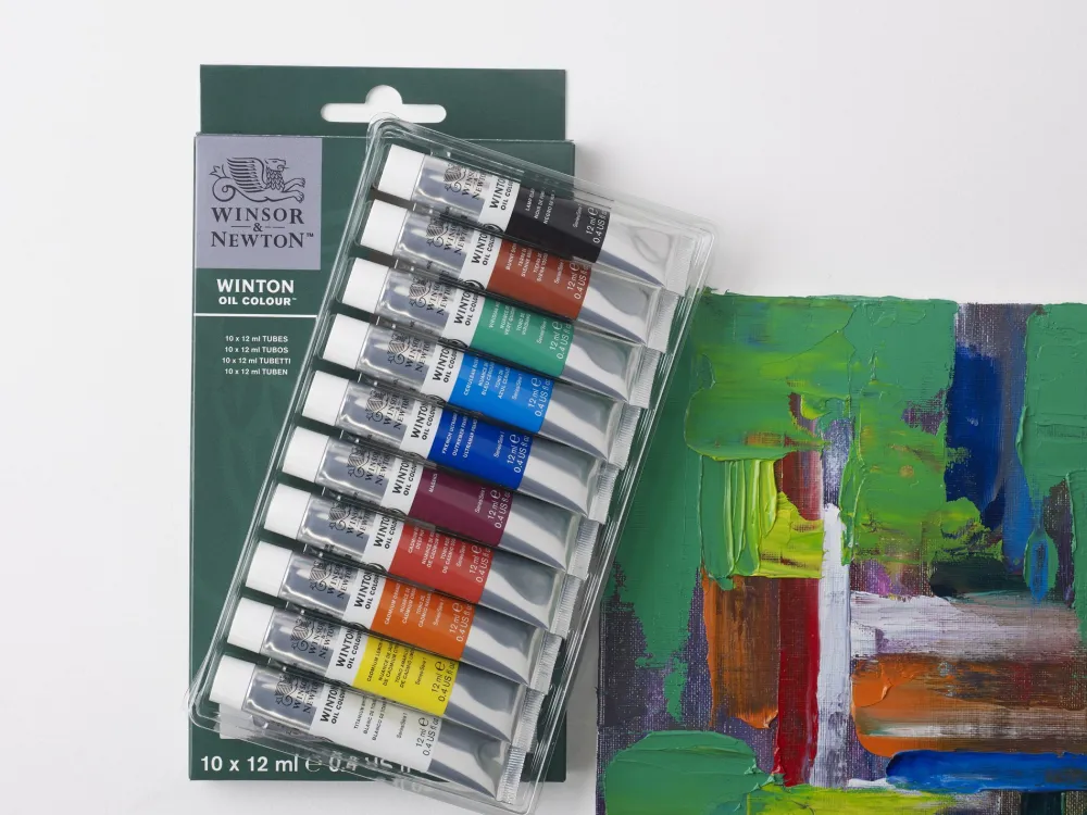 Winsor & Newton Zestaw farb olejnych Winton - - 10 kolorów x 12 ml