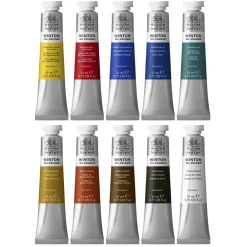 Winsor & Newton Zestaw farb olejnych Winton - - 10 kolorów x 21 ml ><noscript><img width=