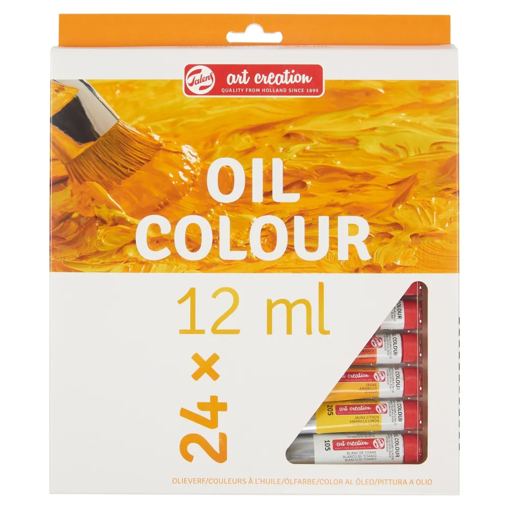 Talens Art Creation Zestaw farb olejnych w tubkach - - 24 kolory x 12 ml