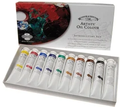 Winsor & Newton Zestaw farb olejnych w tubkach Artists - Winsor&Newton - 10 kolorów x 21 ml ><noscript><img width=