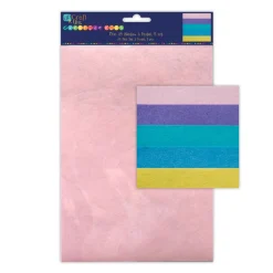dpCraft Zestaw filców A4 - - pastelowe kolory, 5 szt. > Filc Ozdobny