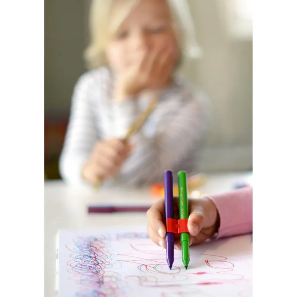 Dzieci Faber-Castell Zestaw flamastrów Connector w walizce - - 60 kolorów