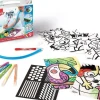 Dzieci Maped Zestaw flamastrów dmuchanych Blow Pen Pop Art - - 6 kolorów