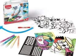 Dzieci Maped Zestaw flamastrów dmuchanych Blow Pen Pop Art - - 6 kolorów