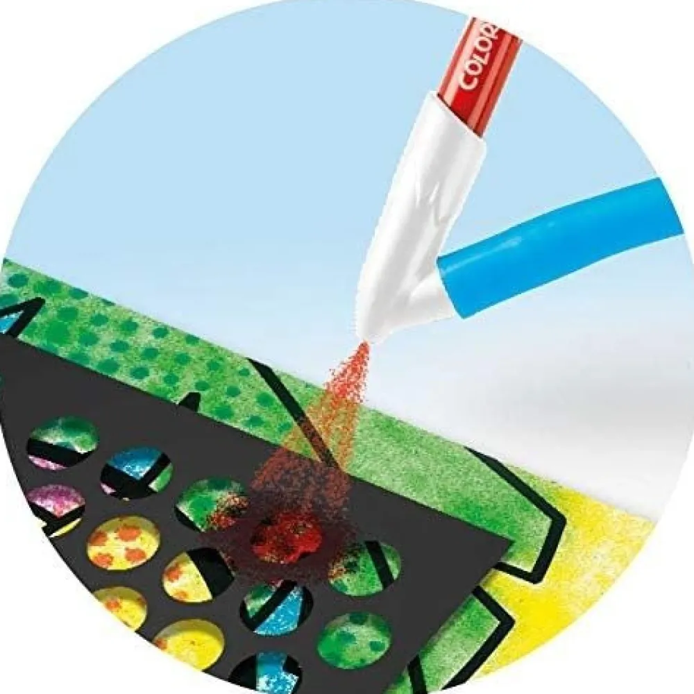 Dzieci Maped Zestaw flamastrów dmuchanych Blow Pen Pop Art - - 6 kolorów