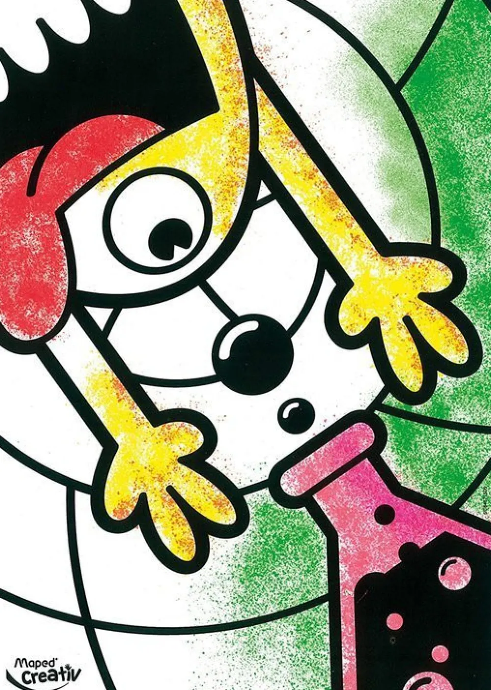 Dzieci Maped Zestaw flamastrów dmuchanych Blow Pen Pop Art - - 6 kolorów