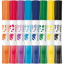 Maped Zestaw flamastrów z pieczątkami Color'Peps - - 8 kolorów > Dzieci Flamastry Dla Dzieci