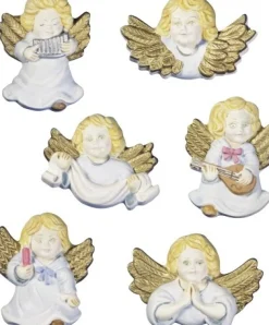 Knorr Prandell Zestaw foremek do odlewów gipsowych - - Aniołki, 6 szt.