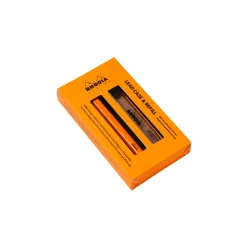 Rhodia Zestaw grafitów do ołówków z etui 0,5 mm - - Orange 20 szt. ><noscript><img width=