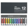 Holbein Zestaw gwaszy Artists’ Gouache - - 12 kolorów x 15 ml