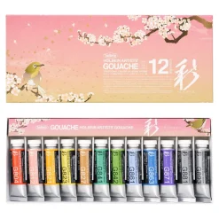 Holbein Zestaw gwaszy Artists’ Gouache Irodori - - Spring, 12 szt.