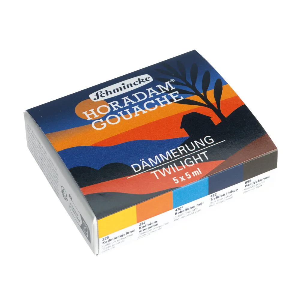 Schmincke Zestaw gwaszy Horadam Twilight - - 5 kolorów x 5 ml