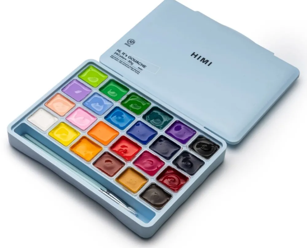HIMI Zestaw gwaszy Jelly Cup Basic - - 24 szt. > Farby Gwasze I Tempery