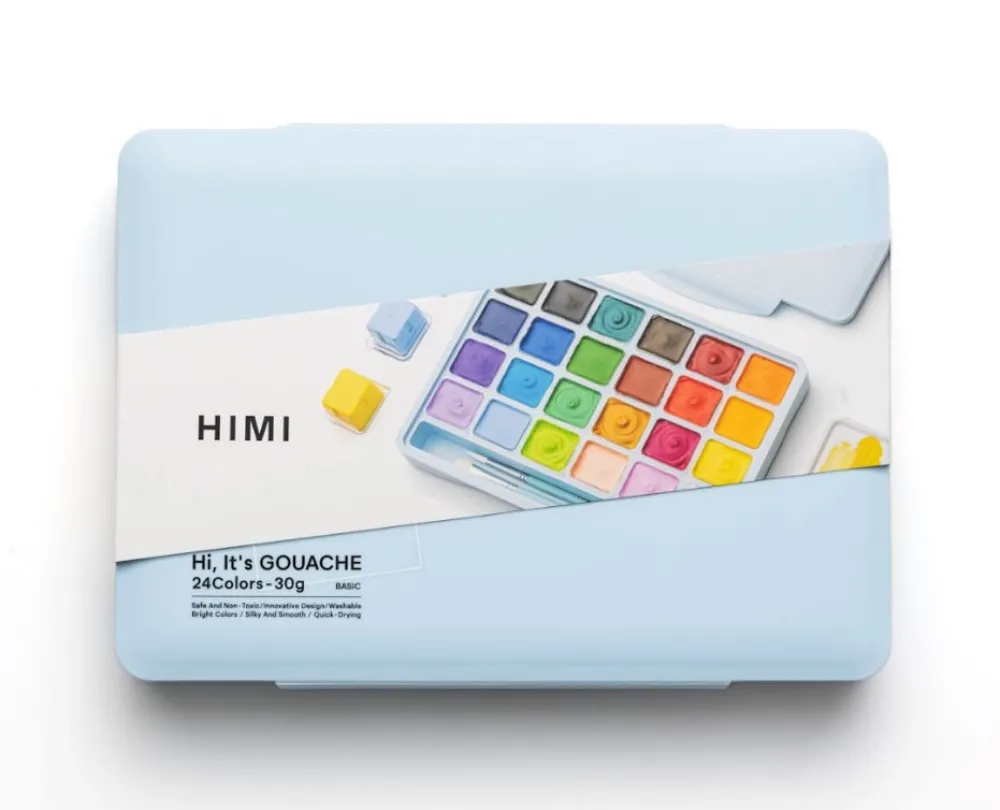 HIMI Zestaw gwaszy Jelly Cup Basic - - 24 szt. > Farby Gwasze I Tempery