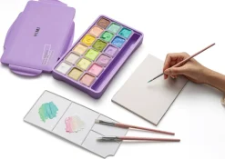 HIMI Zestaw gwaszy Jelly Cup Pastel Purple - - 18 szt. ><noscript><img width=