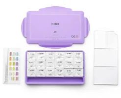 HIMI Zestaw gwaszy Jelly Cup Pastel Purple - - 18 szt. ><noscript><img width=