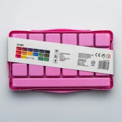 HIMI Zestaw gwaszy Jelly Cup Pastel Pink - - 18 szt. ><noscript><img width=