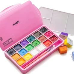 HIMI Zestaw gwaszy Jelly Cup Pink - - 18 szt.