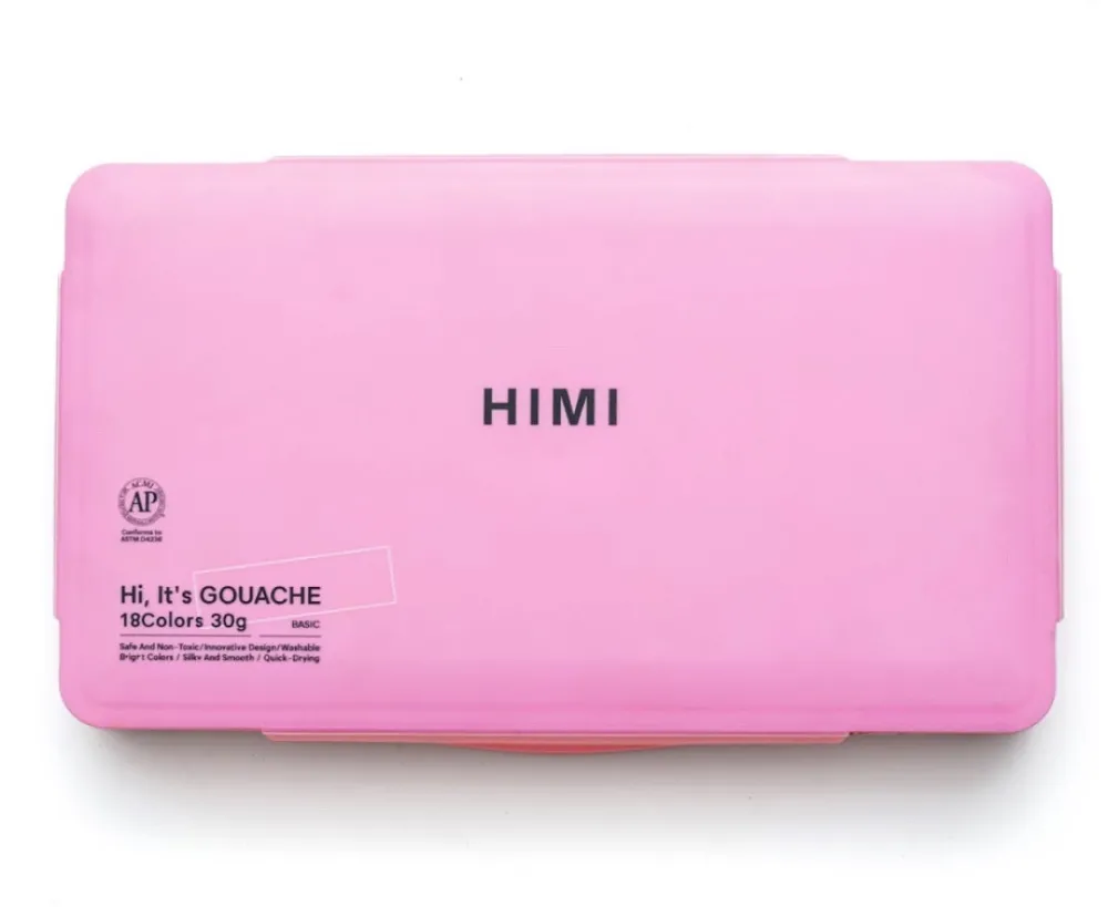HIMI Zestaw gwaszy Jelly Cup Pink - - 18 szt.