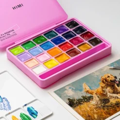 HIMI Zestaw gwaszy Jelly Cup Pink - - 24 szt. ><noscript><img width=