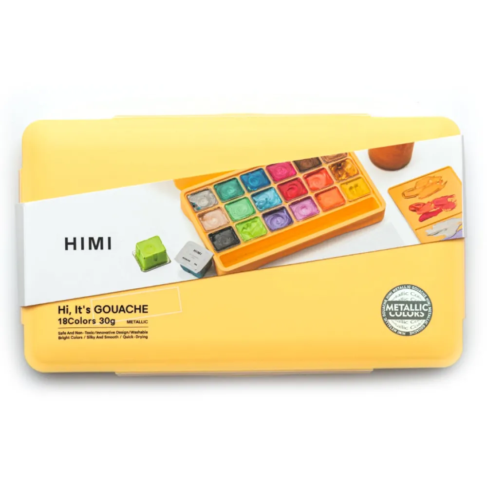 HIMI Zestaw gwaszy Jelly Cup Yellow - - 18 szt.