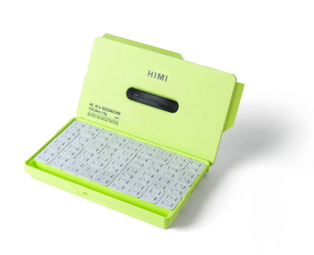 HIMI Zestaw gwaszy Twin Cup Apple Green Go Pack - - 72 szt. > Farby Gwasze I Tempery