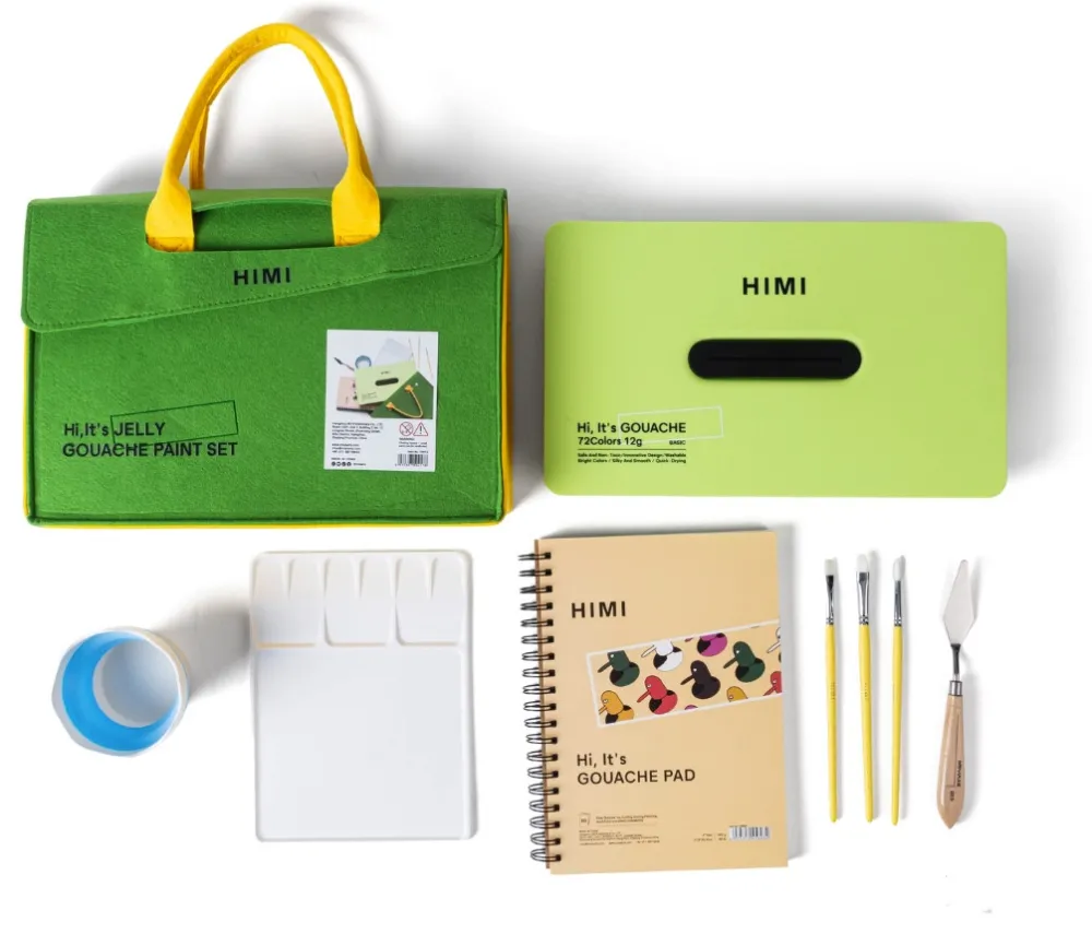 HIMI Zestaw gwaszy Twin Cup Apple Green Go Pack - - 72 szt. > Farby Gwasze I Tempery