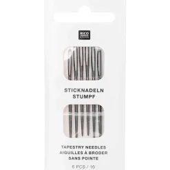 Rico Design Zestaw igieł do wełny - - rozmiar 16, 6 szt.