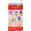 Caran d'Ache Zestaw kredek akwarelowych Kawaii Candy - - 12 szt.