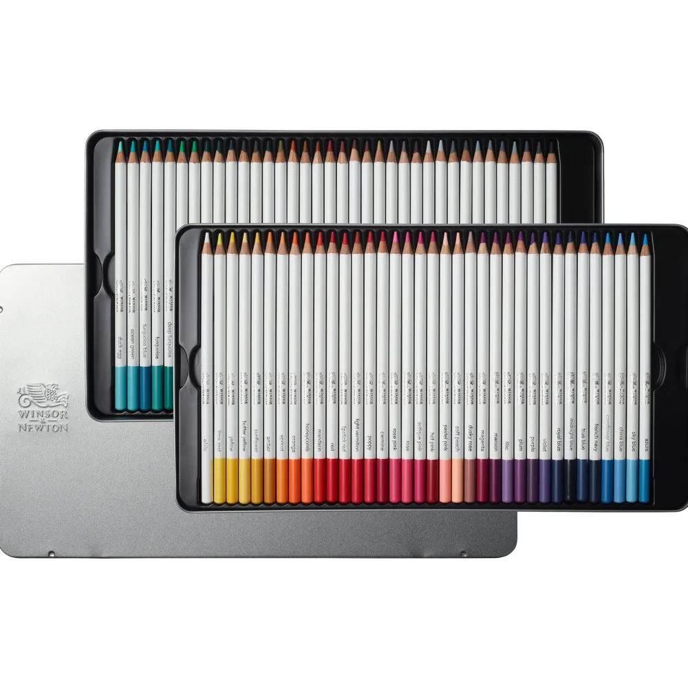 Winsor & Newton Zestaw kredek akwarelowych Studio Collection - - 72 kolory > Kredki