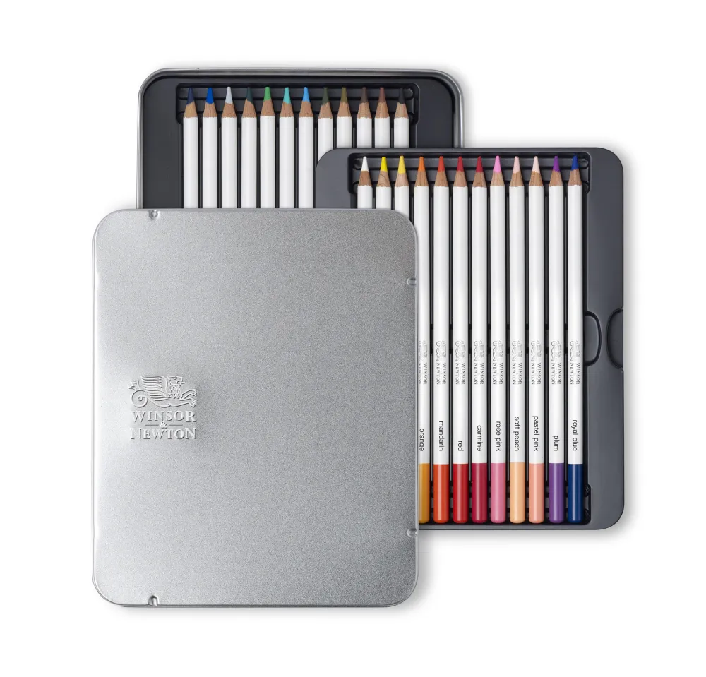 Winsor & Newton Zestaw kredek akwarelowych Studio Collection - - 24 szt.