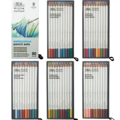 Winsor & Newton Zestaw kredek akwarelowych Watercolour Pencils - - 50 szt.