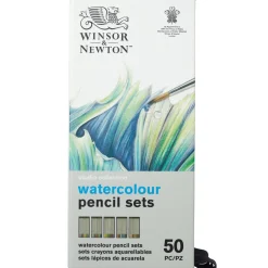 Winsor & Newton Zestaw kredek akwarelowych Watercolour Pencils - - 50 szt.