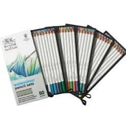 Winsor & Newton Zestaw kredek akwarelowych Watercolour Pencils - - 50 szt.